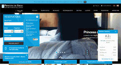 Desktop Screenshot of hotelprincesadeeboli.com